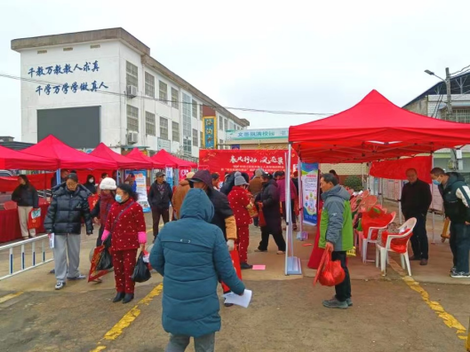 鸠江区“春风行动”走进汤沟镇